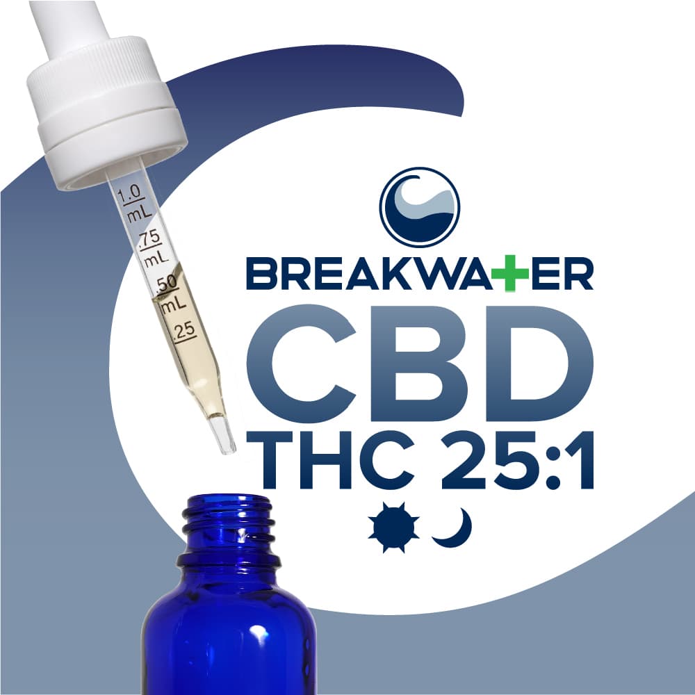 Breakwater 25:1 CBD:THC MCT Tincture