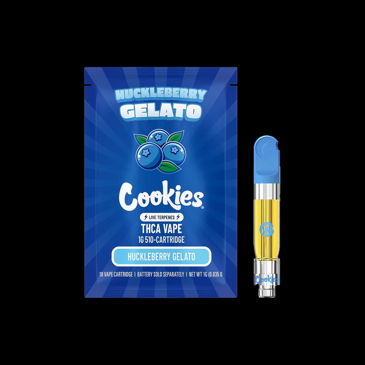 Cookies Huckleberry Gelato CDT Cartridge