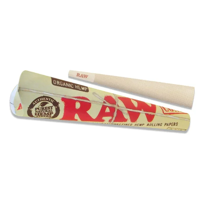 RAW Organic Hemp Cones 1 1/4"