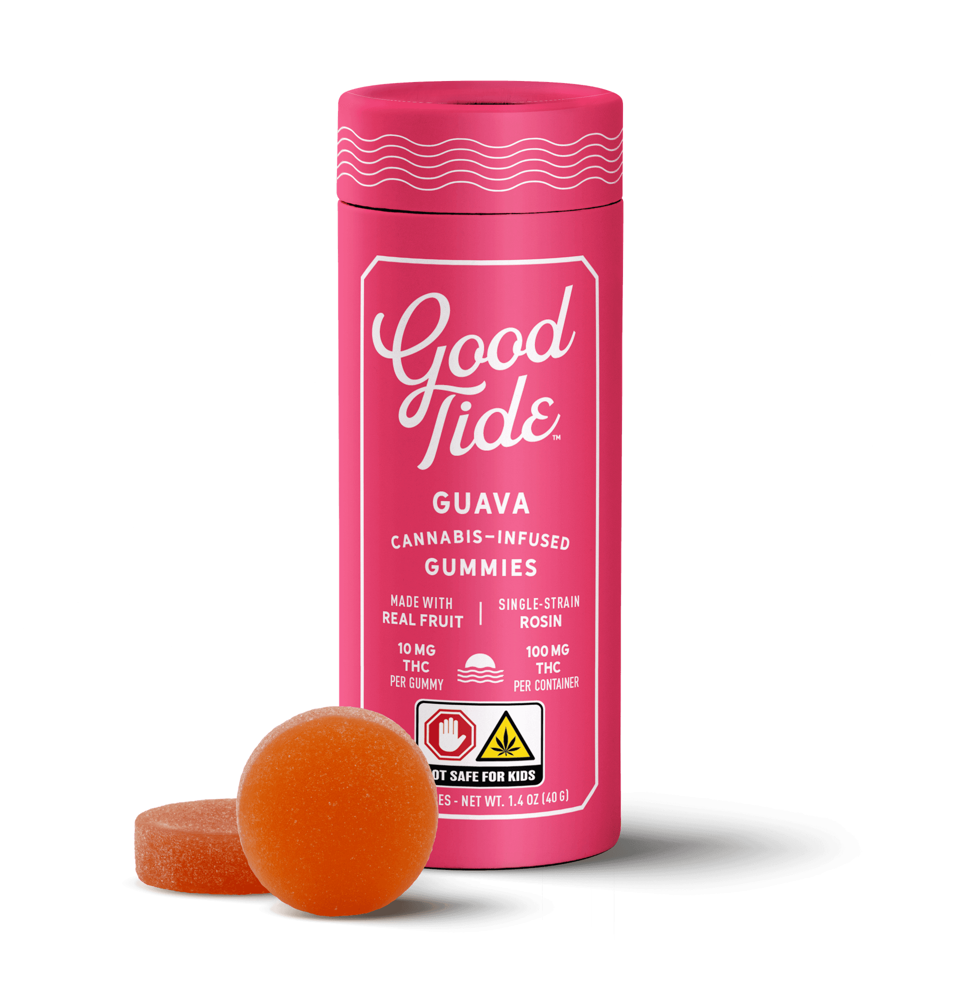 Good Tide Guava Rosin Infused Gummies 10pk/100mg