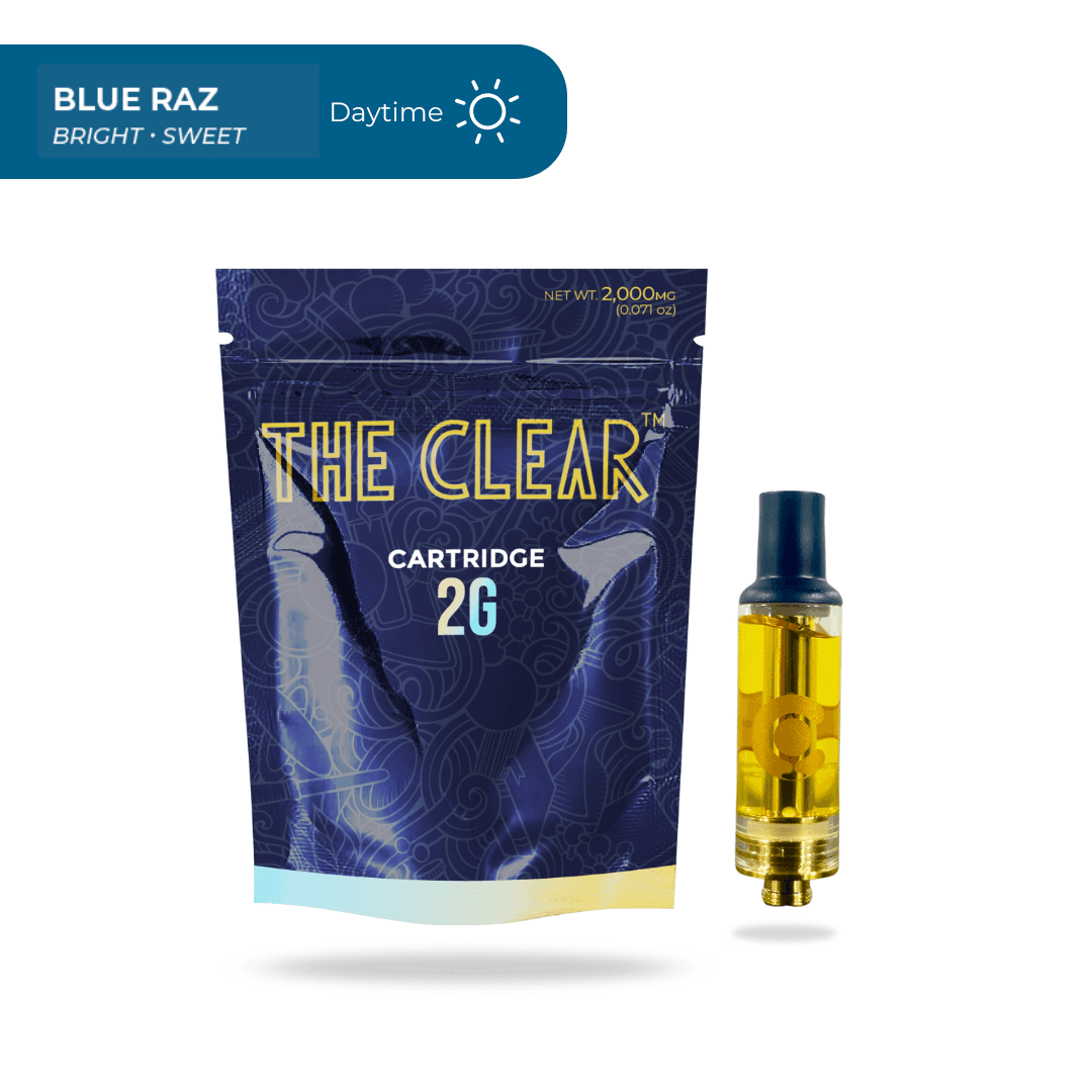 The CLEAR Blue Raz Cartridge