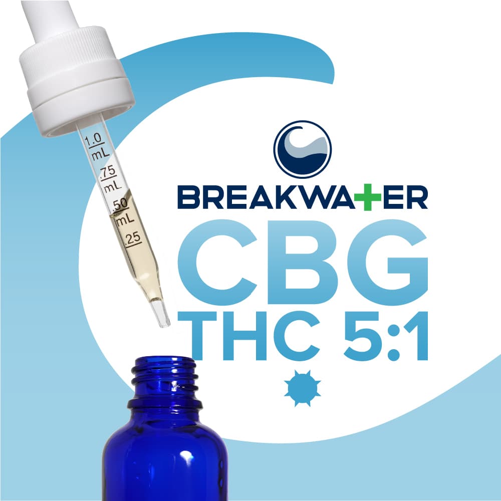Breakwater 5:1 CBG:THC MCT Tincture